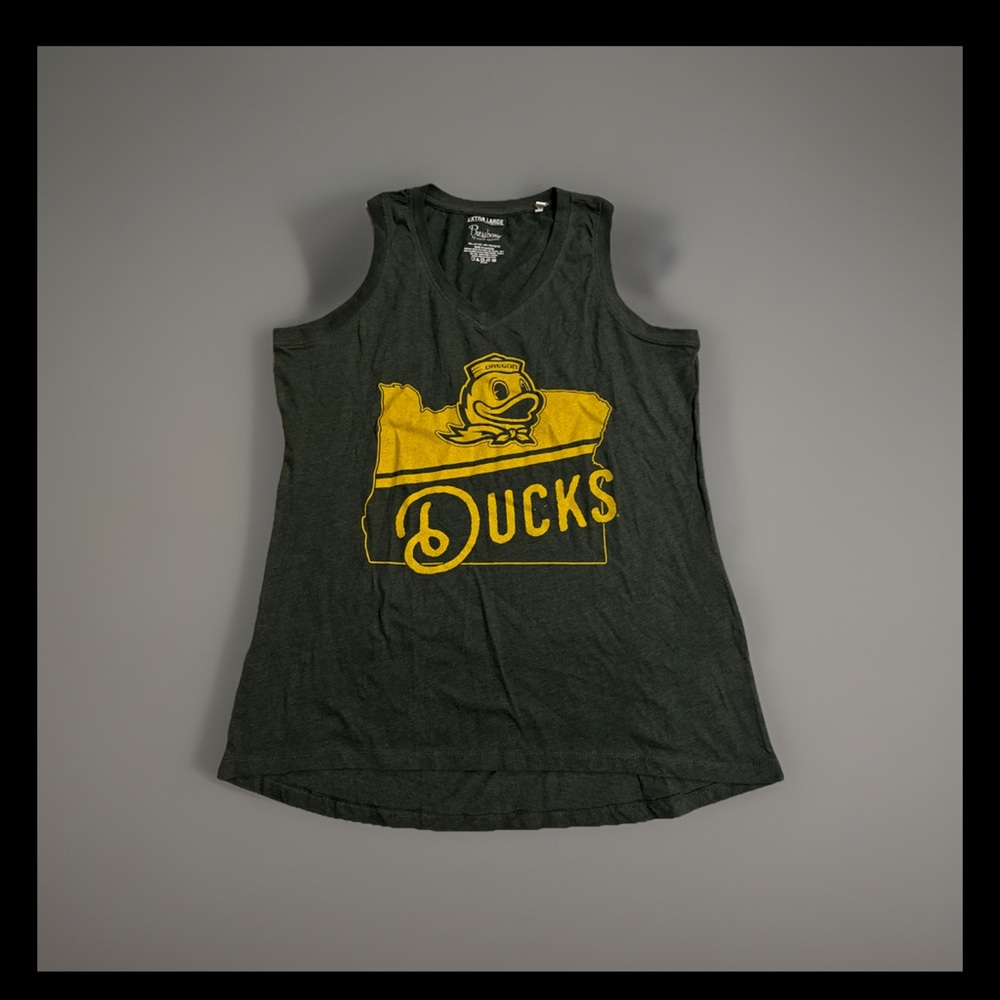 Women's Green Oregon Ducks Tank Top 106